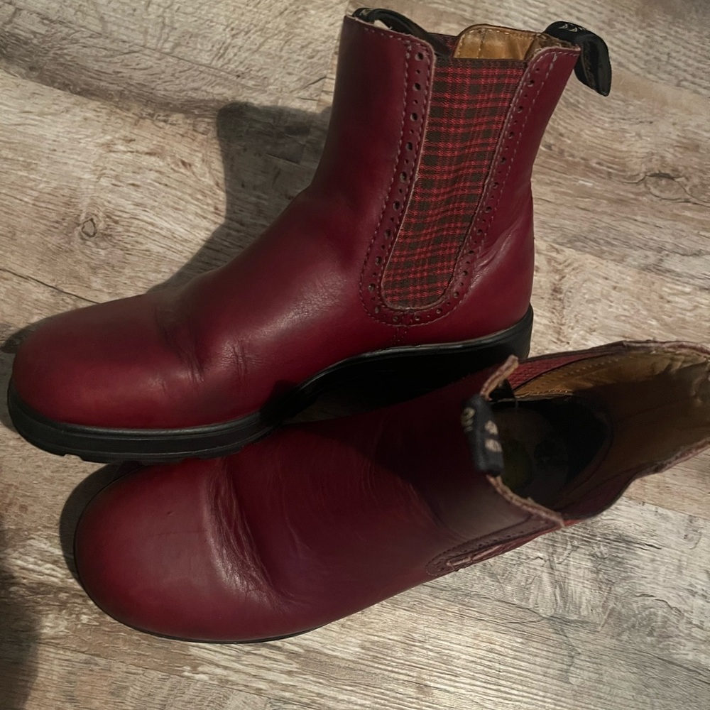 Blundstone Red Tartan plaid rare